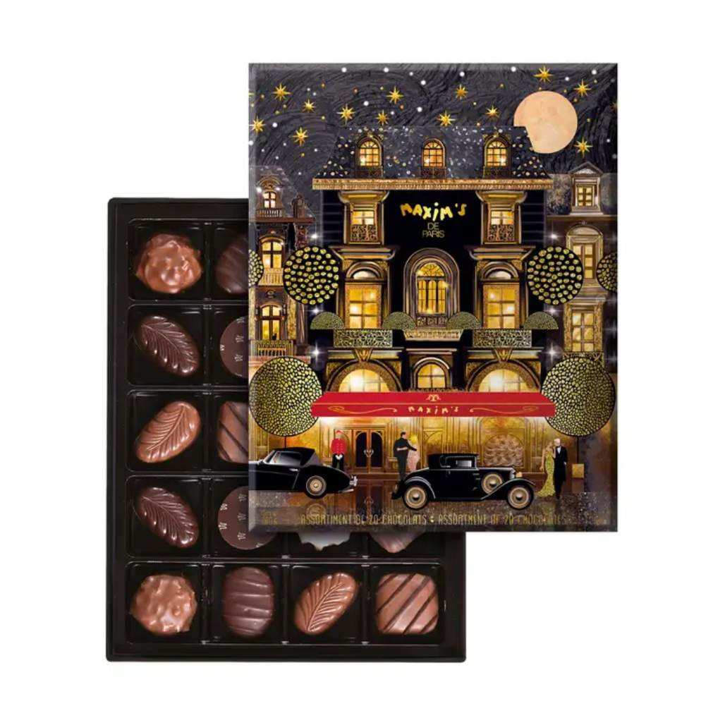 Maxim's de Paris 2025 Christmas Assorted Chocolate Tin