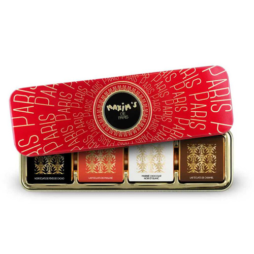 Maxim's de Paris Pencil Case 8 Assorted Chocolate Squares