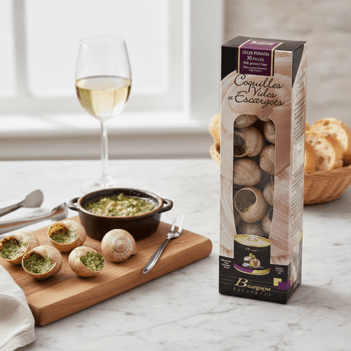 Burgundy Escargot Set