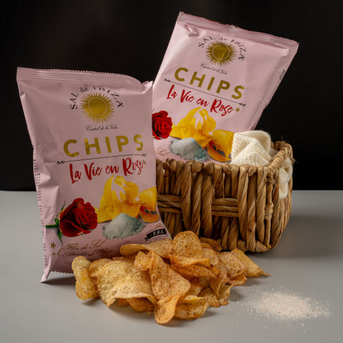 Sal de Ibiza Potato Chips "La Vie en Rose"