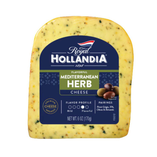 Royal Hollandia Mediterranean herbs gouda cheese