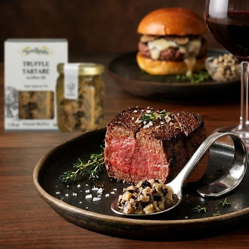 Artisanal Summer truffle_Tartare on steak