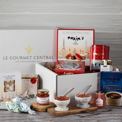 Gourmet Food Gift Box loaded with European sweet treats by Le Gourmet Central