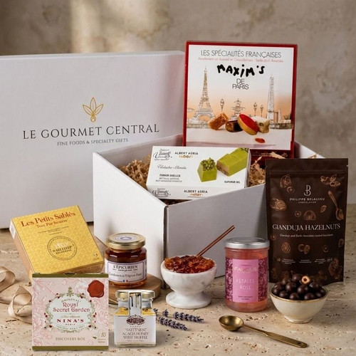 Gourmet Food Gift Box loaded with European sweet treats by Le Gourmet Central
