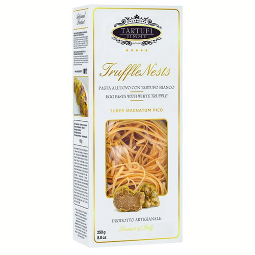 Tagliolini Egg Pasta with White Truffle box by Tartufi Jimmy