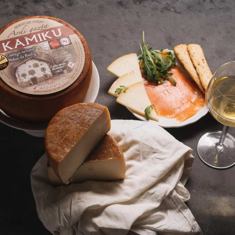 Kamiku Smoked Cured Sheep's Cheese - Medium wheel