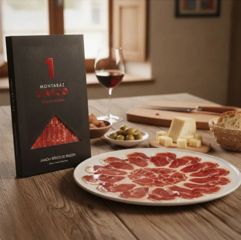 Montaraz 100% Ibérico Acorn-Fed Ham — Sliced