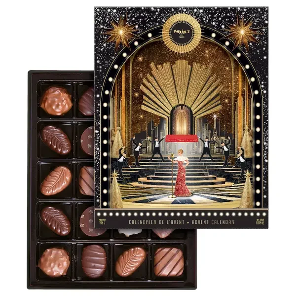 Maxim’s de Paris Luxury Christmas Chocolate Gift Box – 20 Assorted Parisian Confections