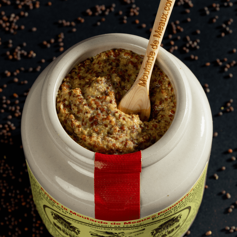 Whole Grain Mustard Stone Jar by Pommery Meaux