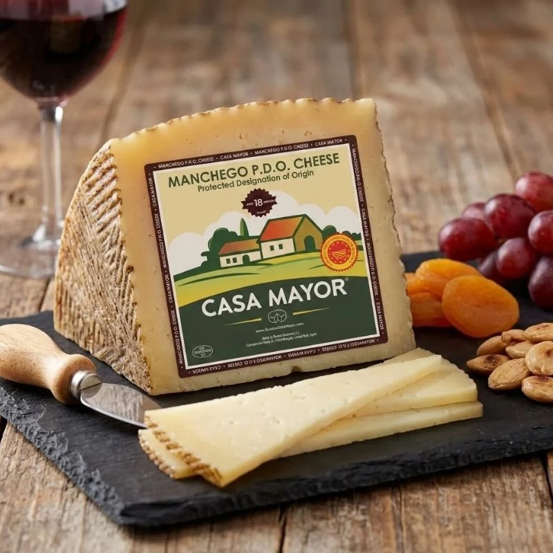 manchego cheese presentation