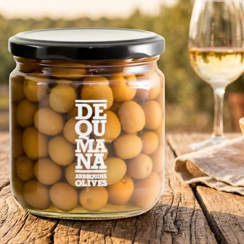 Dequmana Arbequina Olives by Losada