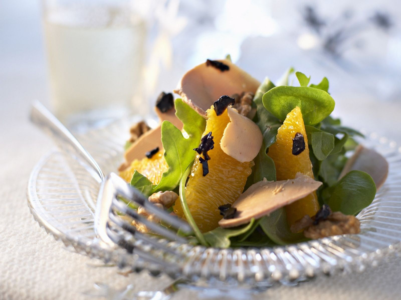 Foie and Citrus Salad recipe | Le Gourmet Central