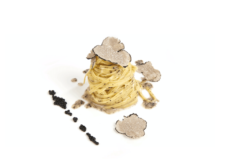 Black Truffle tagliolini and black truffle sauce