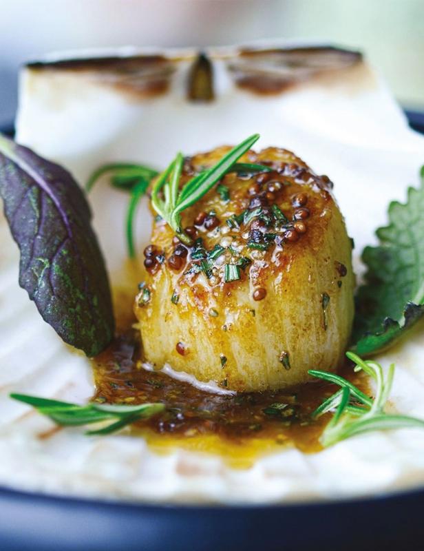 Rosemary-Skewered Scallops Recipe