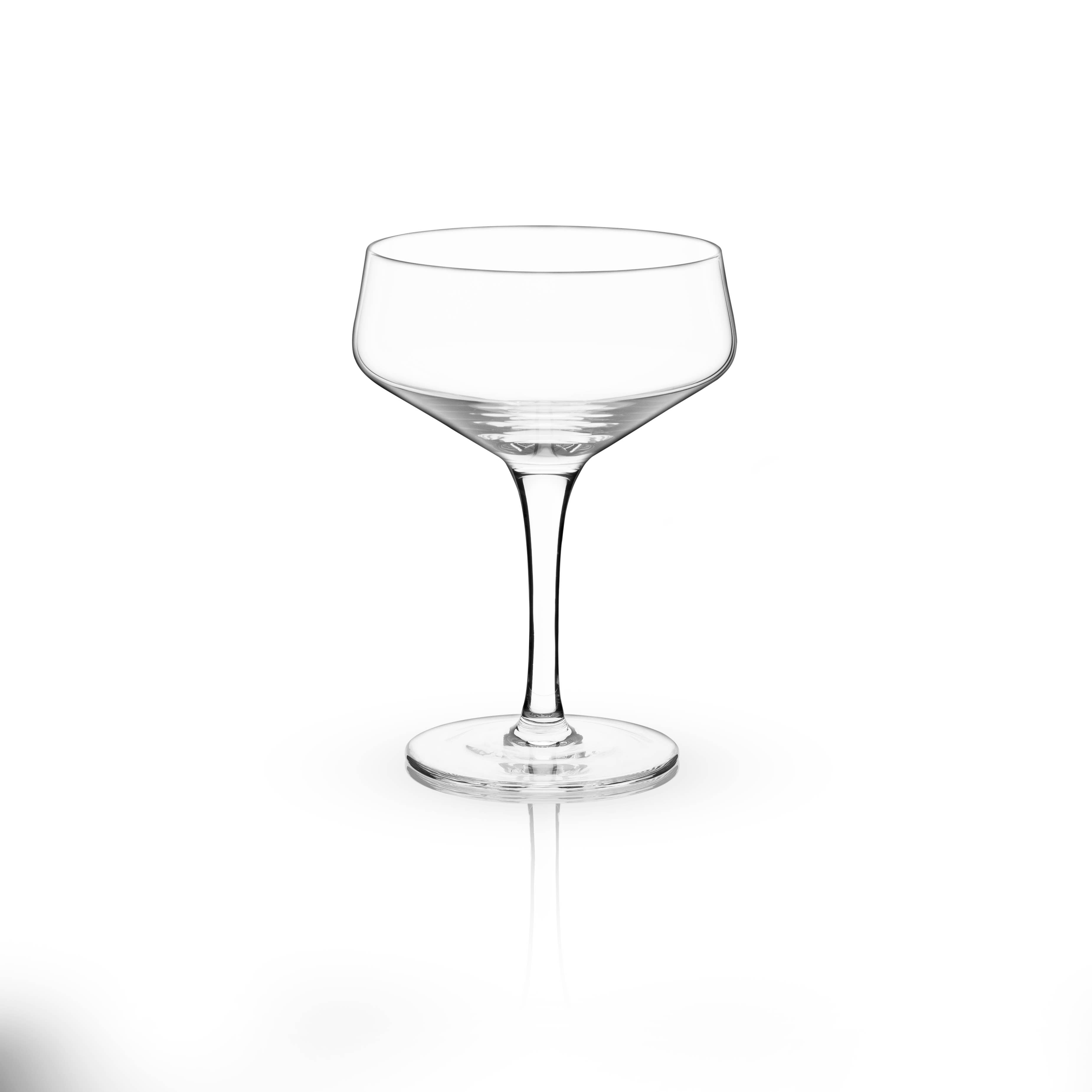 Crystal Wingback Brandy Glasses by Viski