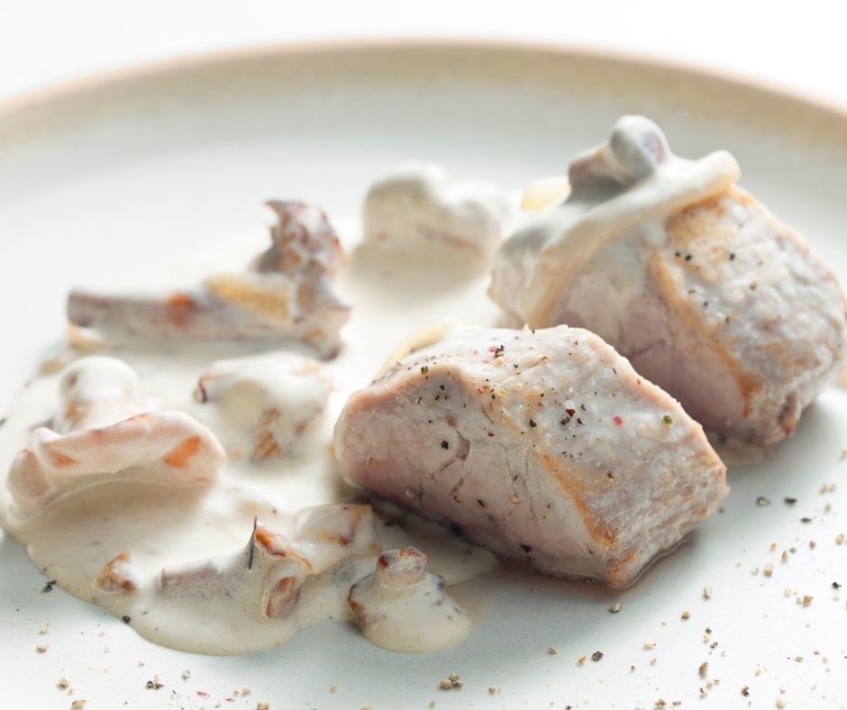 Pork tenderloin with white truffle parmigiano reggiano recipe