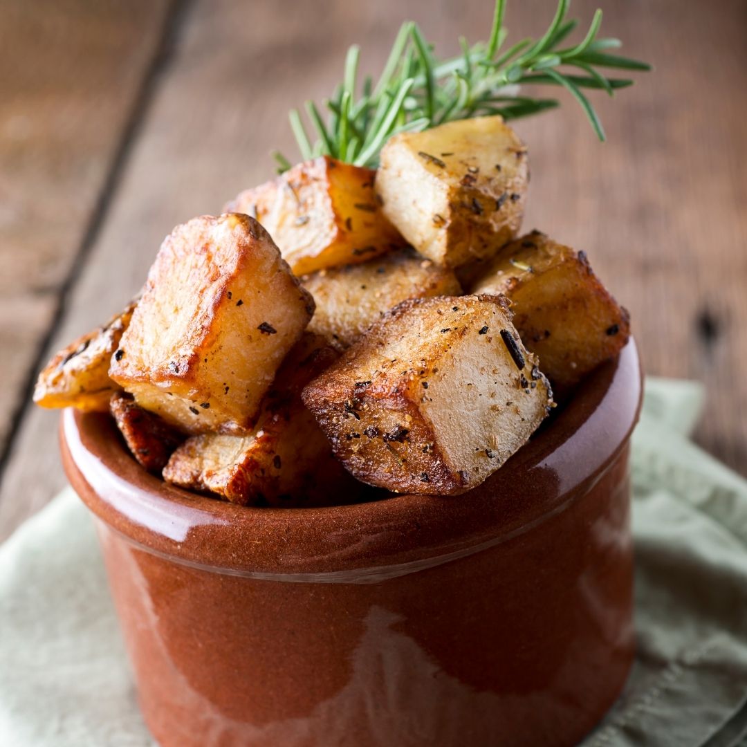 Roasted potatoes with rosemary & truffle recipe