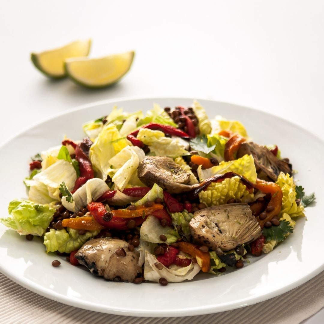Fresh vegan-style salad recipe