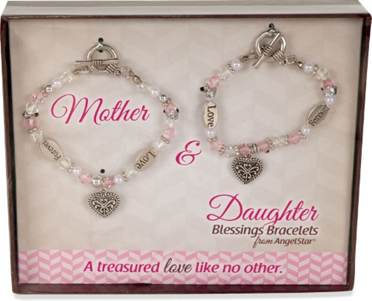 Dropship Desimtion Mothers Day Gifts; Mother Daughter Bracelets Set For 2;  3; 4; 5; 6.Matching Heart Back To School Bracelets For Mommy And Me Easter  Gifts For Girl to Sell Online at