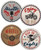 AngelStar Guardian Eagle Motorcycle Home Coasters Assorted 17402 Set
