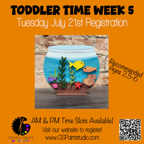 Toddler Time Week 5-TUESDAY July 21st