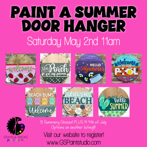 Summer Door Hangers-Saturday May 2nd 11am