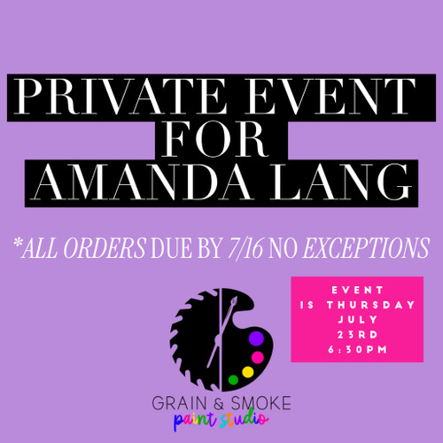 Private Party for Amanda Lang