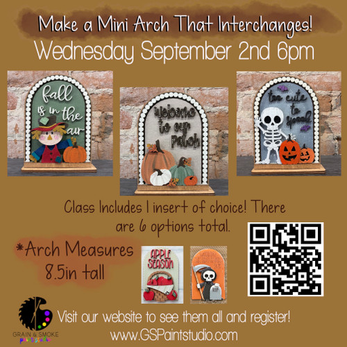 Make a Mini Interchanging Arch- Wednesday September 2nd 6pm