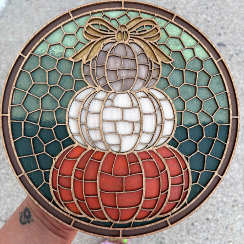 Fall & Halloween Mosaic Round Paint Class-Wednesday September 23rd 6pm