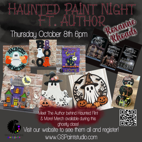 Haunted Halloween Paint Ft. Roxanne Rhoads-Thursday October 8th 6pm