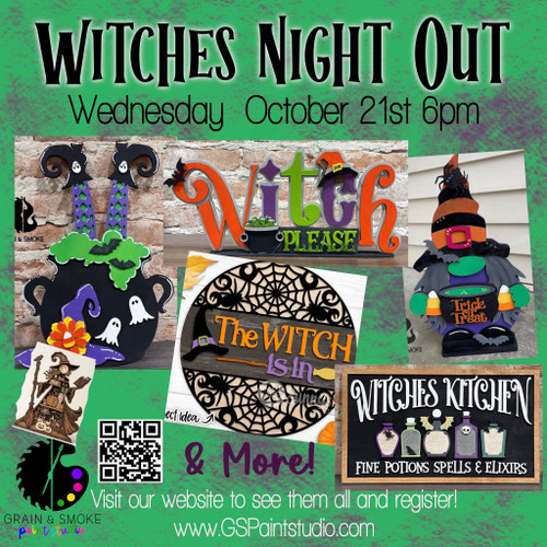 Witches Night Out-Wednesday October 21st 6pm