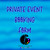 WEEKEND Private Party Booking Fee