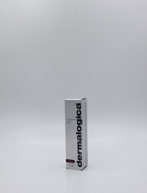 Product packaging image - back view - Dermalogica age smart MultiVitamin Power Firm - 15ml