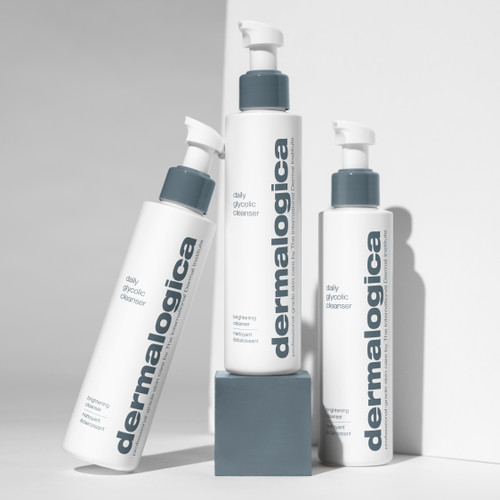 Product packaging image - group view - Daily Glycolic Cleanser 150ml