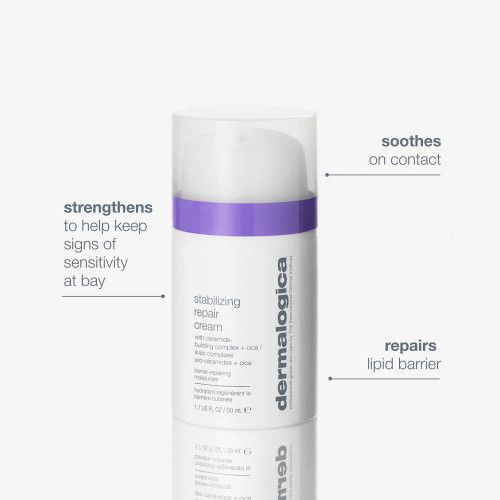 Product packaging image - front view with info - Dermalogica Stablilizing Repair Cream 50ml