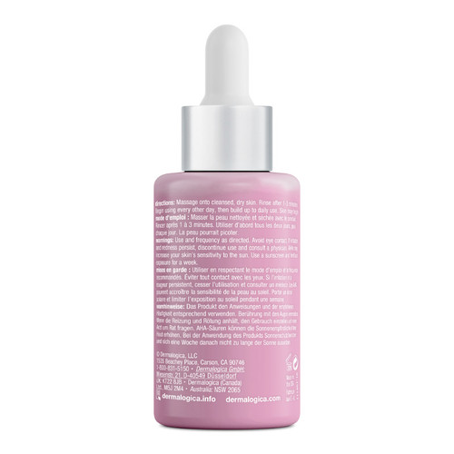 Product Packaging image - back view - Dermalogica - Liquid Peelfoliant 59ml