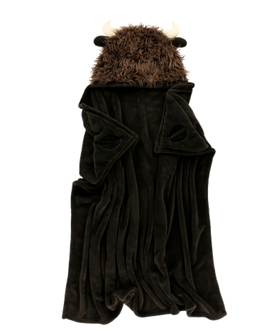 Buffalo Kid's Hooded Blanket