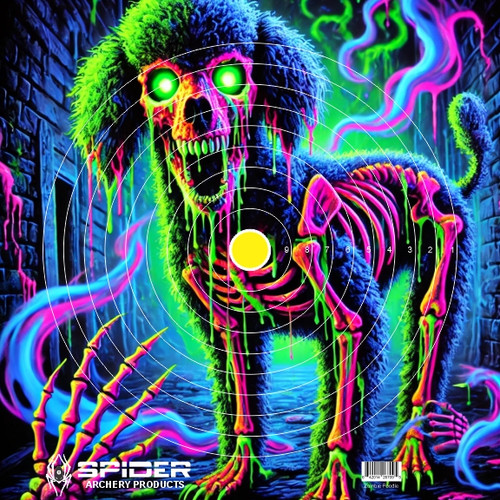 Black Light  Zombie Target Poodle