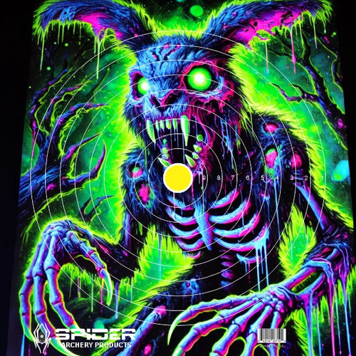 Black Light  Zombie Target Rabbit