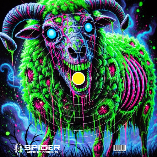 Black Light  Zombie Target Sheep