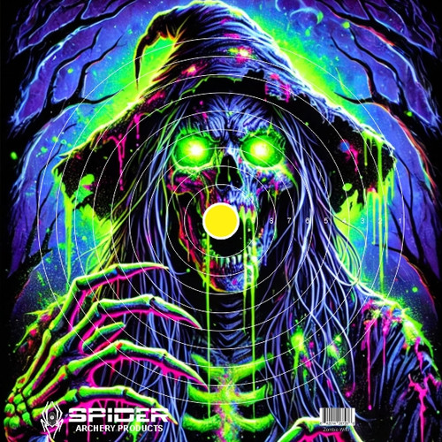 Black Light  Zombie Target Witch