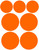 Orange Practice Dots