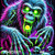 Black Light  Zombie Target Monkey