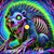 Black Light  Zombie Target Porcupine