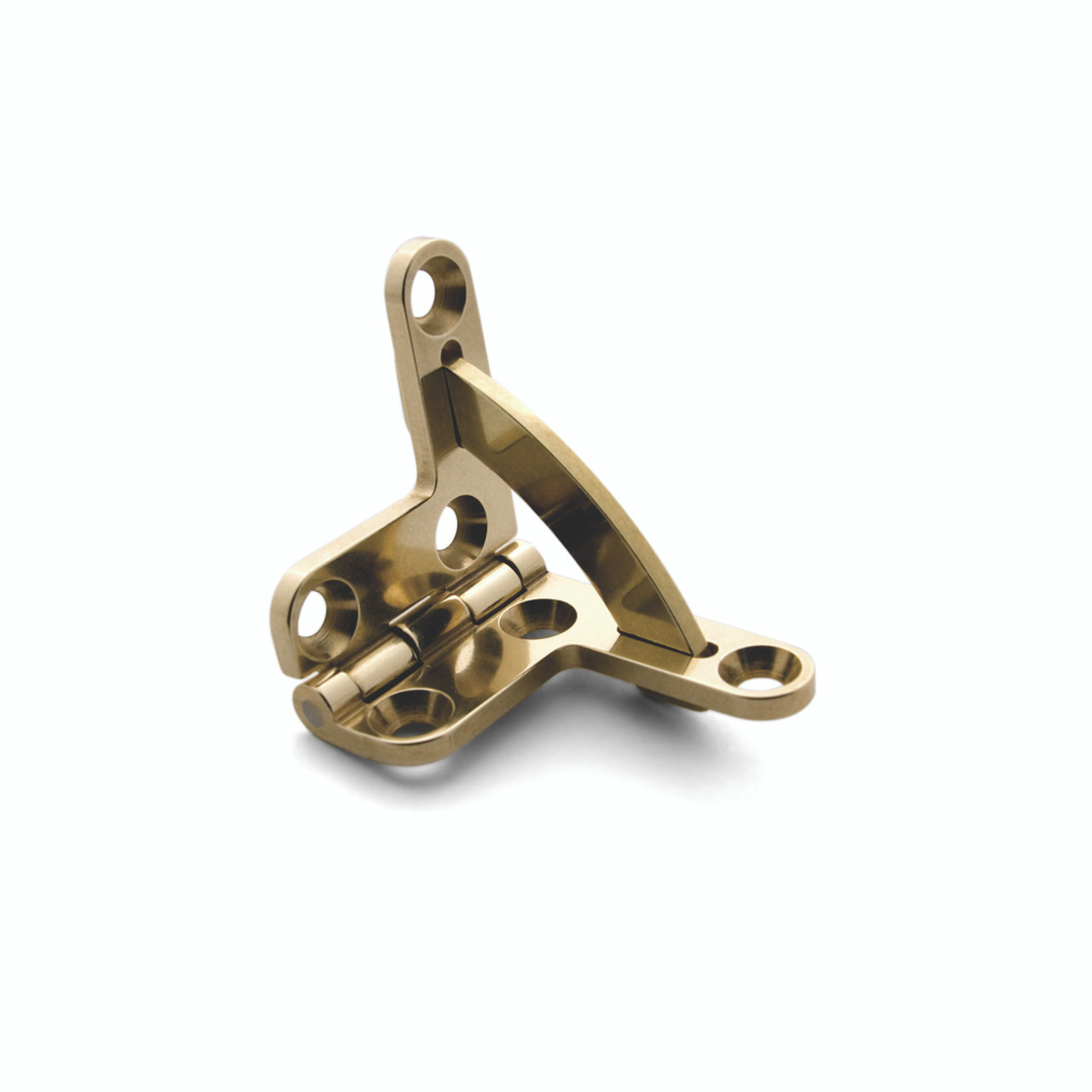 Brusso Solid Brass Quadrant Hinge 1 x 1 x 1-1/4