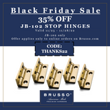 Black Friday Sale 22' - 35% OFF JB-102 STOP HINGES