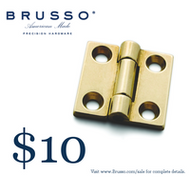 Brusso September $10 Hinge Sale