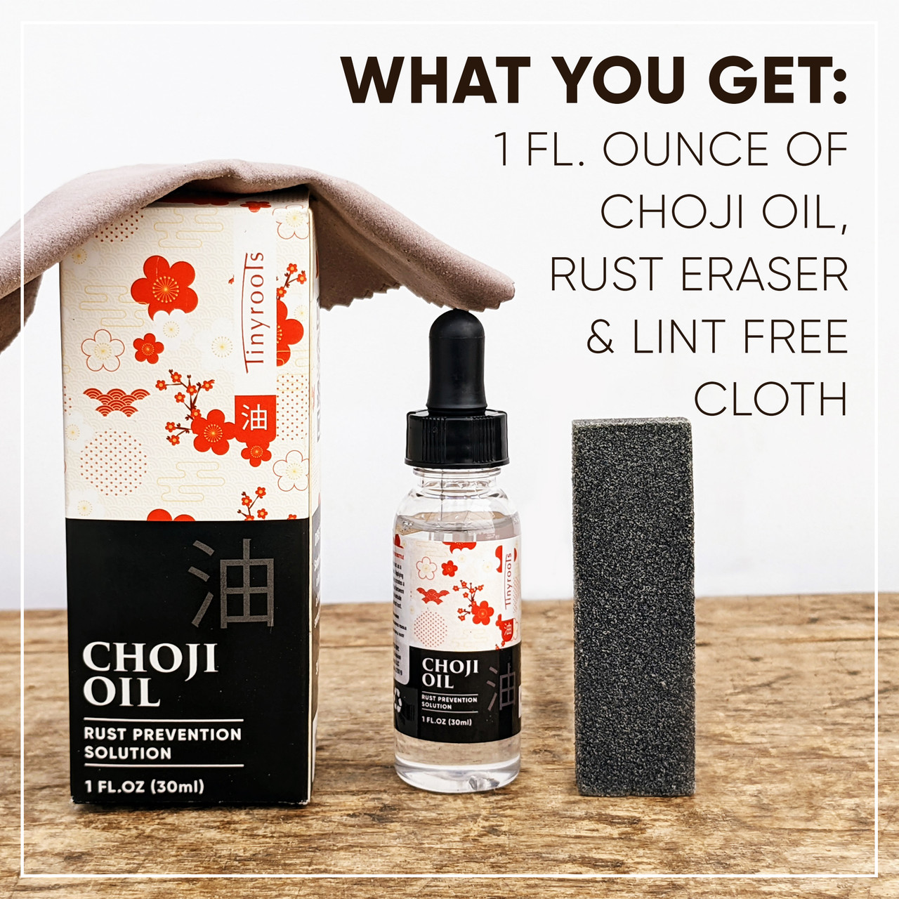 Tinyroots Choji Oil Tool Maintenance Kit | Bonsai Outlet
