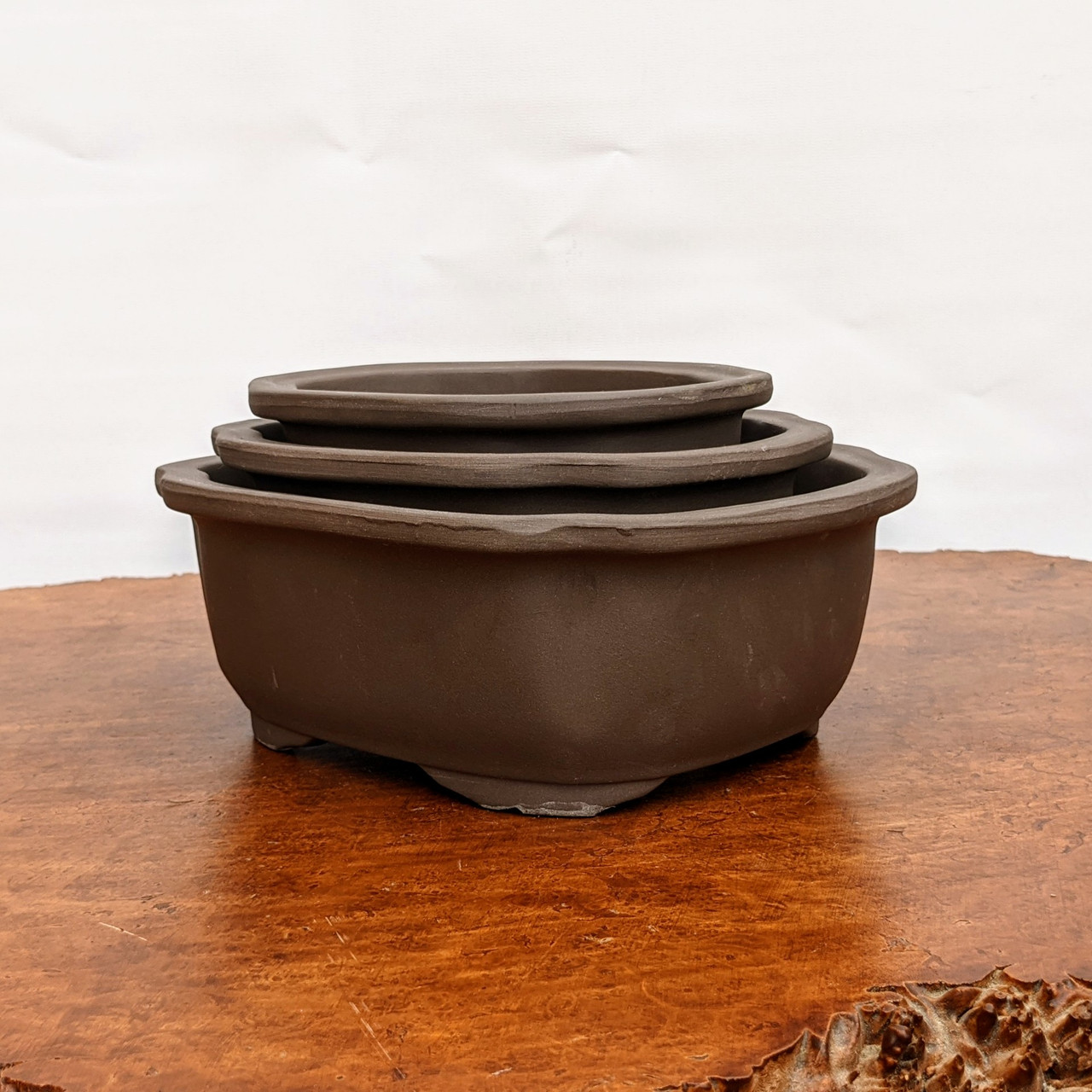 Oval Bonsai Pot - High Quality - Unglazed- 24