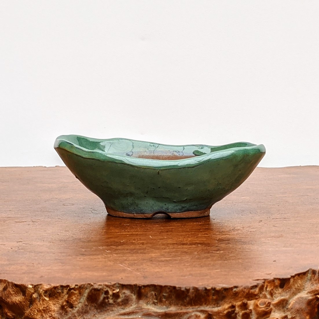 5-Inch Bonsai Pot: Boat Style is ideal for Bonsai or Succulents